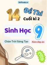 Tuyển tập 14 Đề thi cuối Kì 2 môn Sinh Học 9 sách Chân Trời Sáng Tạo (Kèm đáp án)